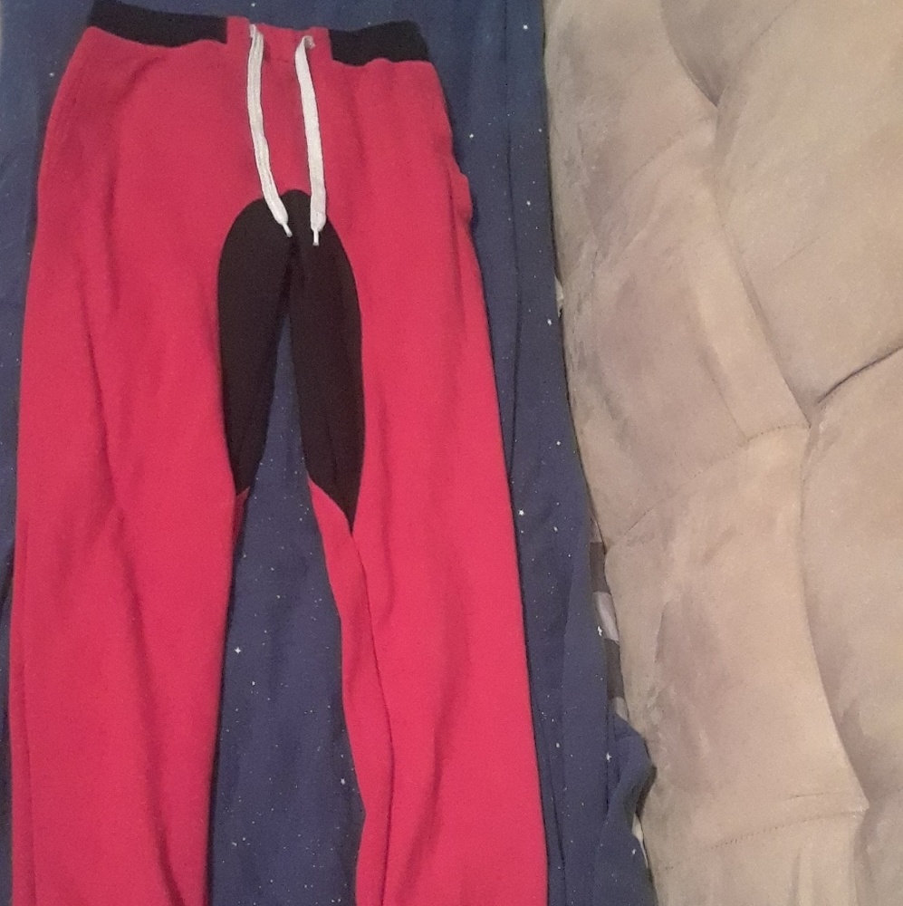 Red & Black joggers